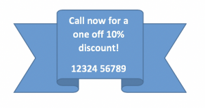 Guide your customer to take positive action to contact you