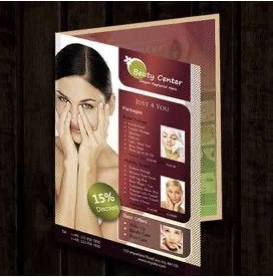 Single fold leaflet