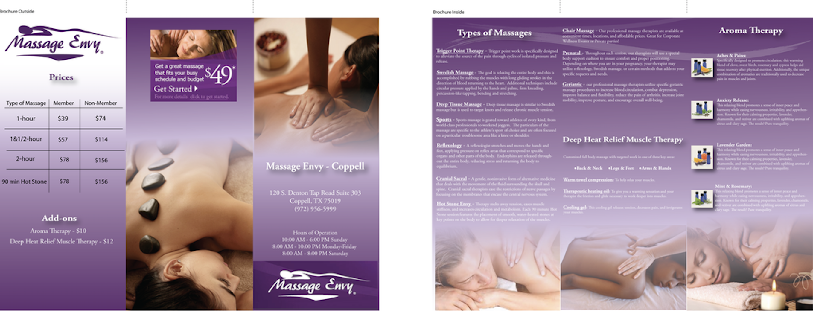 Leaflets to sell your services